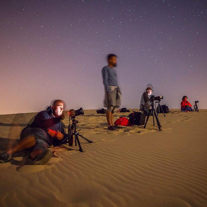 Cours collectif pour la voie lactée Dune du Pilat 2018