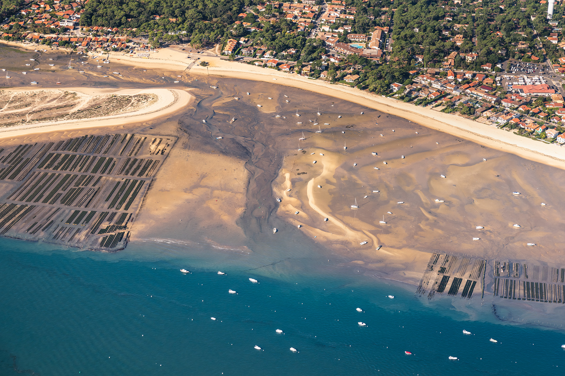 La Conche du Mimbeau au Cap Ferret à 70mm