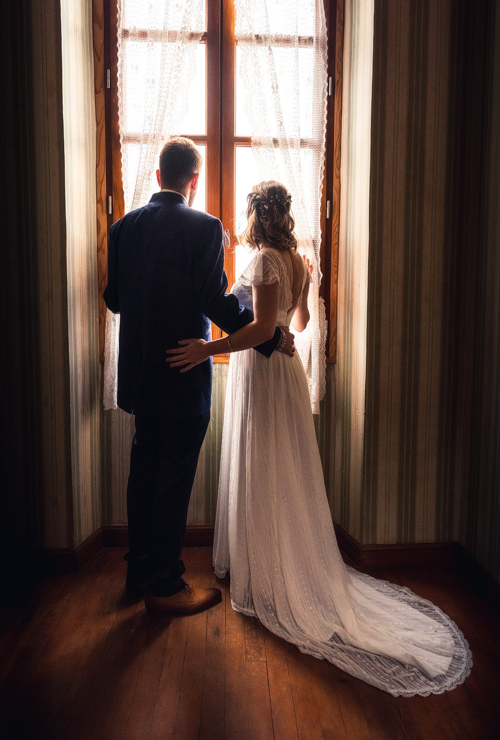 Photo de couple mariage Léo & Camille à Bordeaux