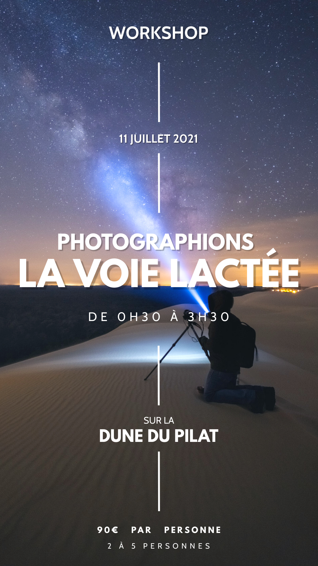 Stage photo : Photographier la voie lactée