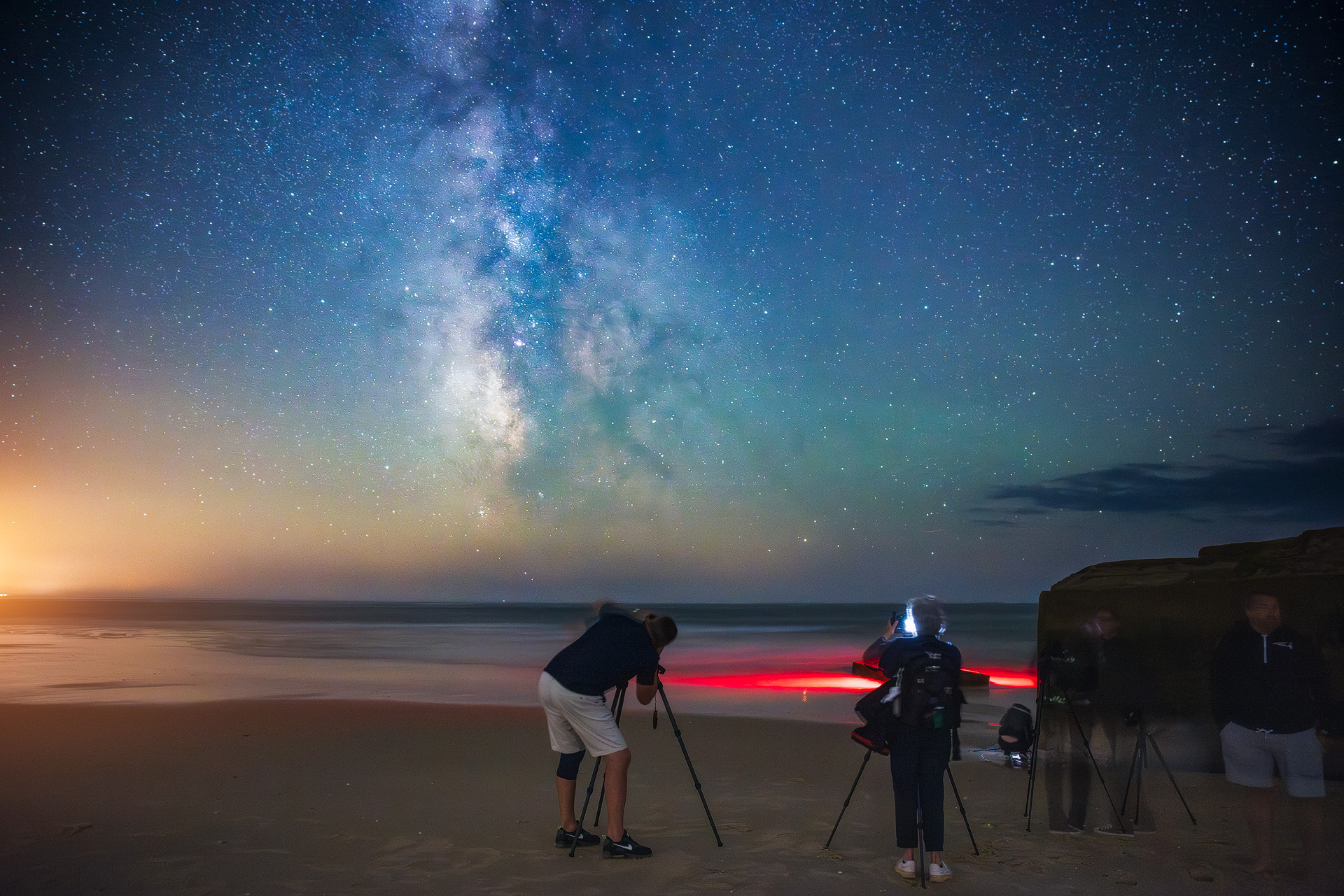 Voie lactée à la pointe du Cap Ferret