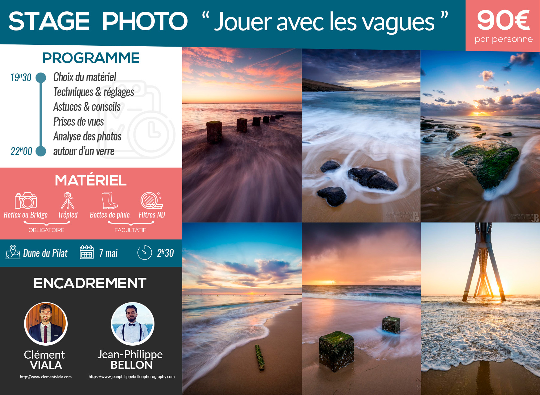 Cours photo : les filés de vague au pied de la Dune du Pilat #2