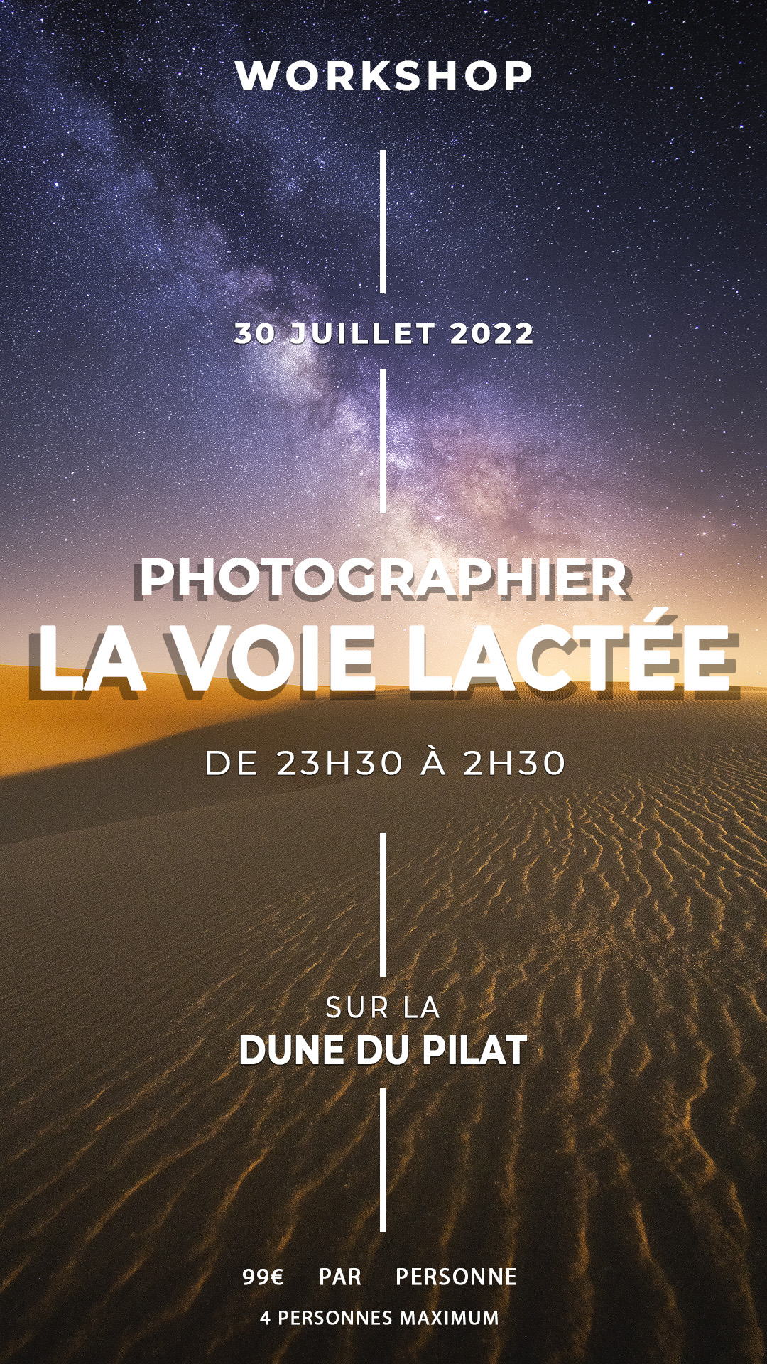 Stage photo : Apprendre à photographier la voie lactée