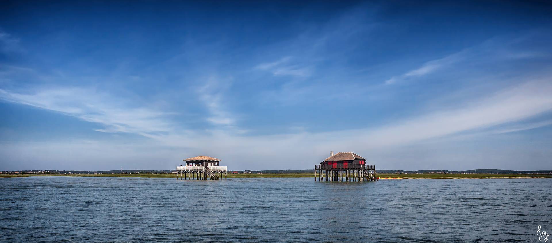 Cabanes tchanquées de l'île aux oiseaux