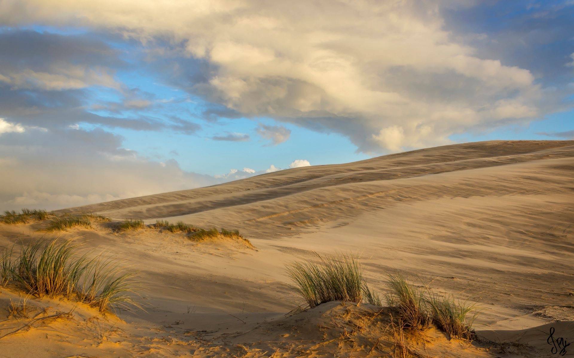 La Dune du Pilat après un orage
