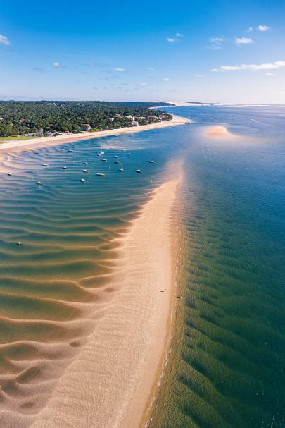 Photo : Balade au dessus du banc de sable de Pereire