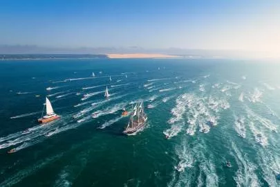 Photo de Cap Ferret - Le Belem sur le Bassin d'Arcachon