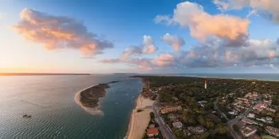 Photo de Cap Ferret - Plan large sur la pointe du Cap Ferret