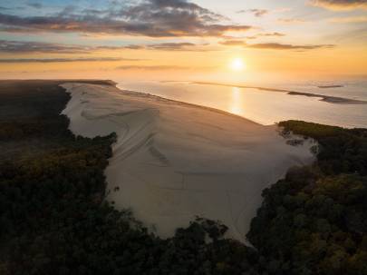 Photo : Un soir au dessus de la Dune du Pilat