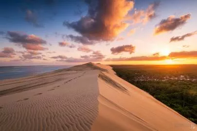 Photo : De l'ombre à la lumière sur la Dune