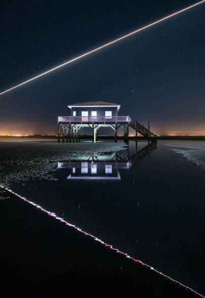 Photo de Île aux oiseaux - Cabane encadrée