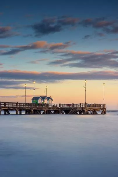 Photo de Arcachon - Pose longue sur la jetée d'Eyrac